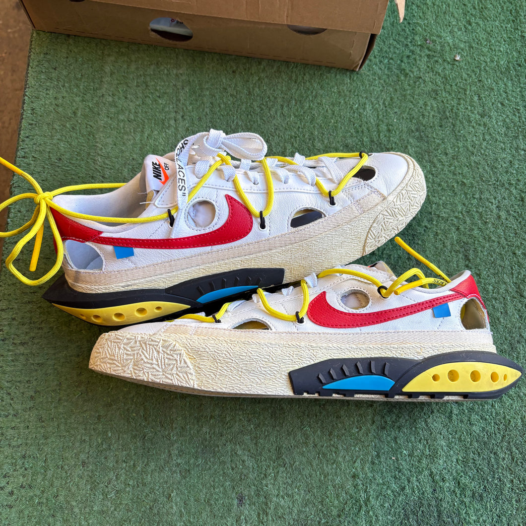 Nike Off White Low Blazers Size 9