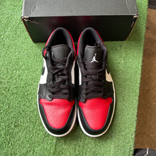 Load image into Gallery viewer, Jordan Bred Toe Low 1s Size 8.5
