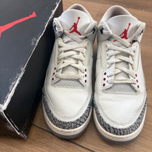 Load image into Gallery viewer, Jordan Reimagined White Cement 3s Size 10
