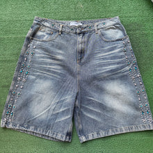 Load image into Gallery viewer, Vale Blue Jean Shorts
