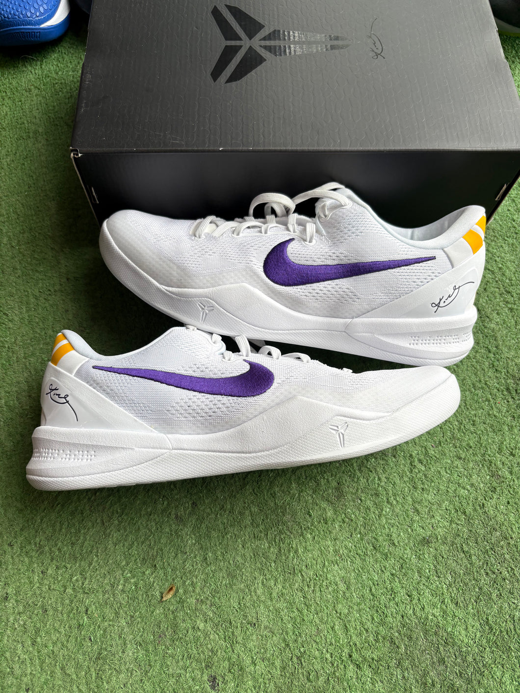 Nike Kobe Laker Home 8s Size 10.5