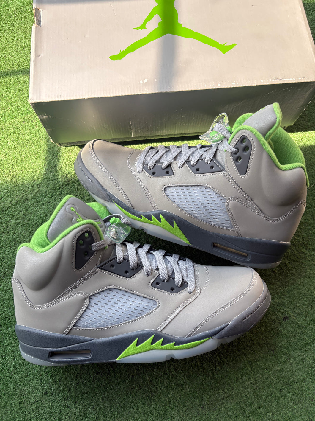 Jordan Green Bean 5s Size 10