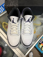 Load image into Gallery viewer, Jordan Dark Iris 3s Size 9.5

