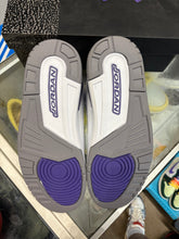 Load image into Gallery viewer, Jordan Dark Iris 3s Size 9.5
