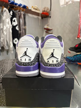 Load image into Gallery viewer, Jordan Dark Iris 3s Size 9.5

