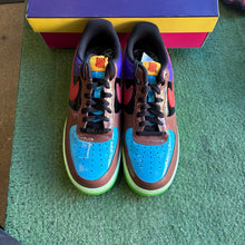 Load image into Gallery viewer, Nike Undefeated Fauna Brown Pink Prime Air Force 1s Size 8.5
