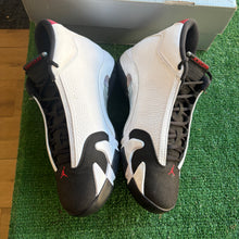 Load image into Gallery viewer, Jordan Black Toe 14s Size 9.5
