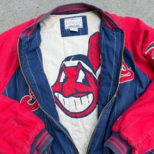 Load image into Gallery viewer, Vintage Cleveland Indians Mirage Jacket Size L
