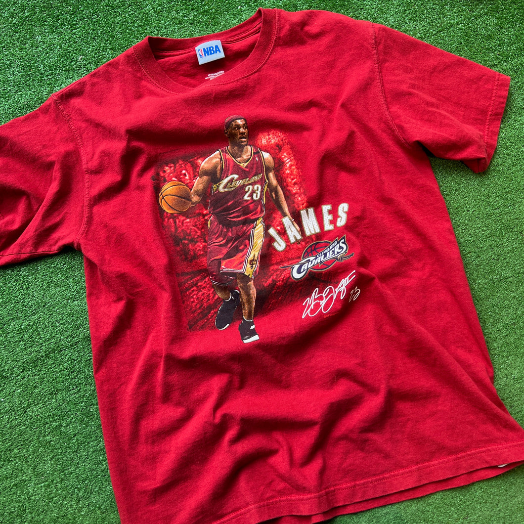 Vintage Lebron James Cleveland Cavaliers Tee Size M