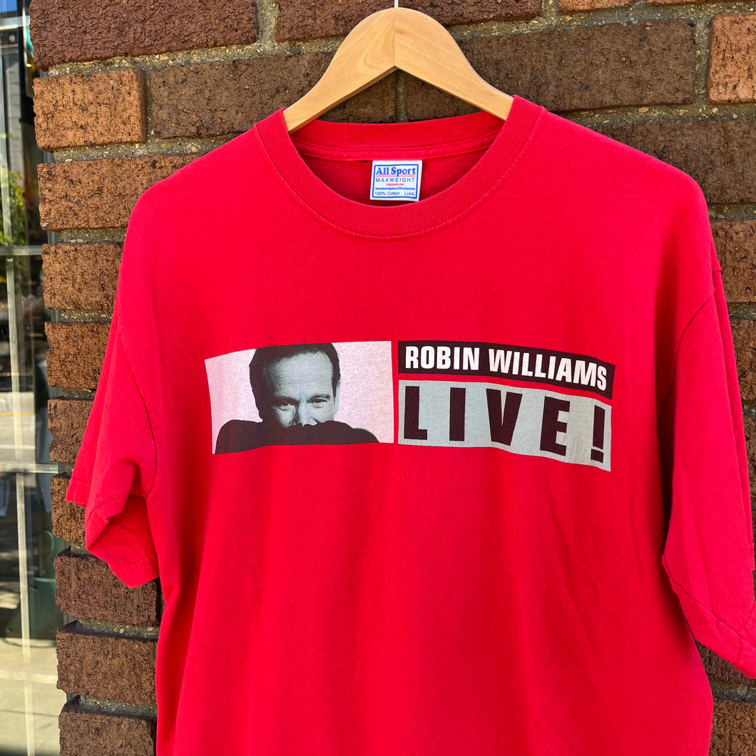 Vintage Robin Williams Tour Tee Size L